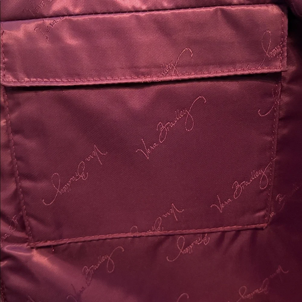 Vera Bradley Laptop Sleeve/Tablet Case Solid Color Quilted Diamond Design Berry